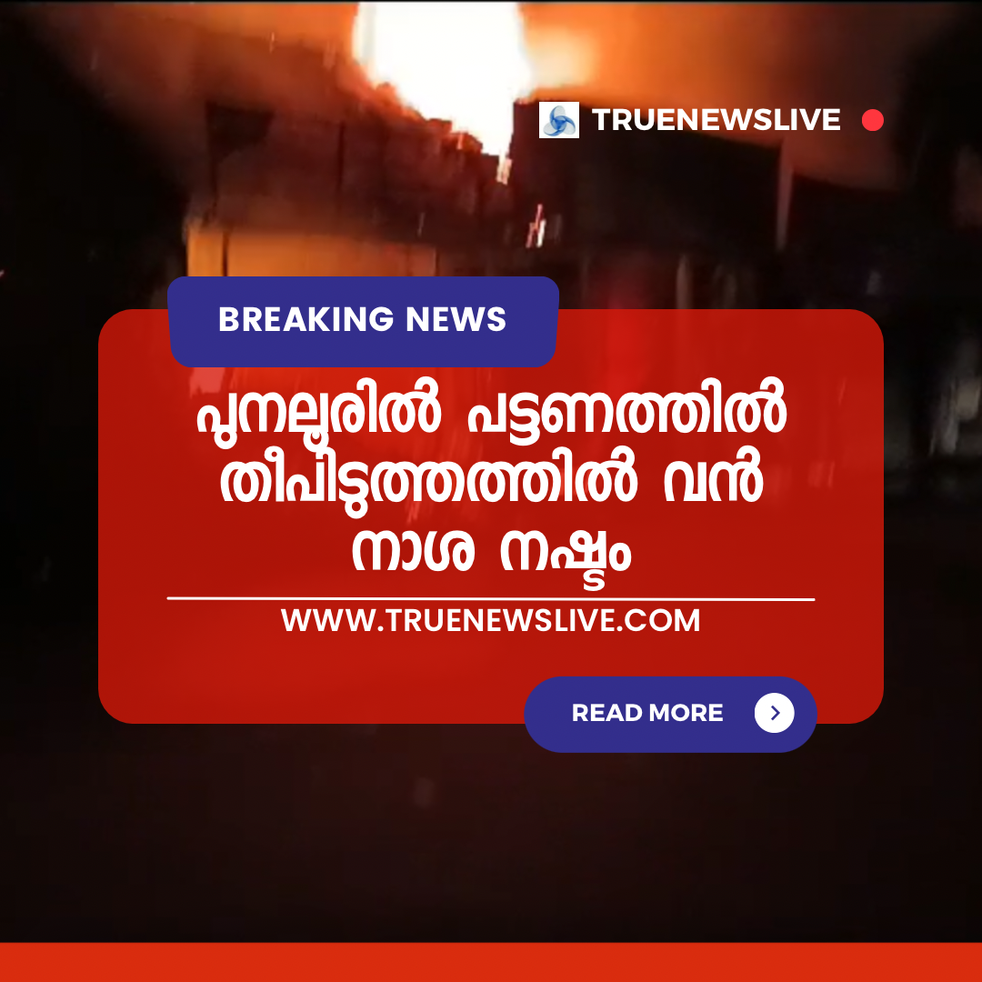 പുനലൂരിലെ തീപിടുത്തത്തിൽ വൻ നാശ നഷ്ടം
